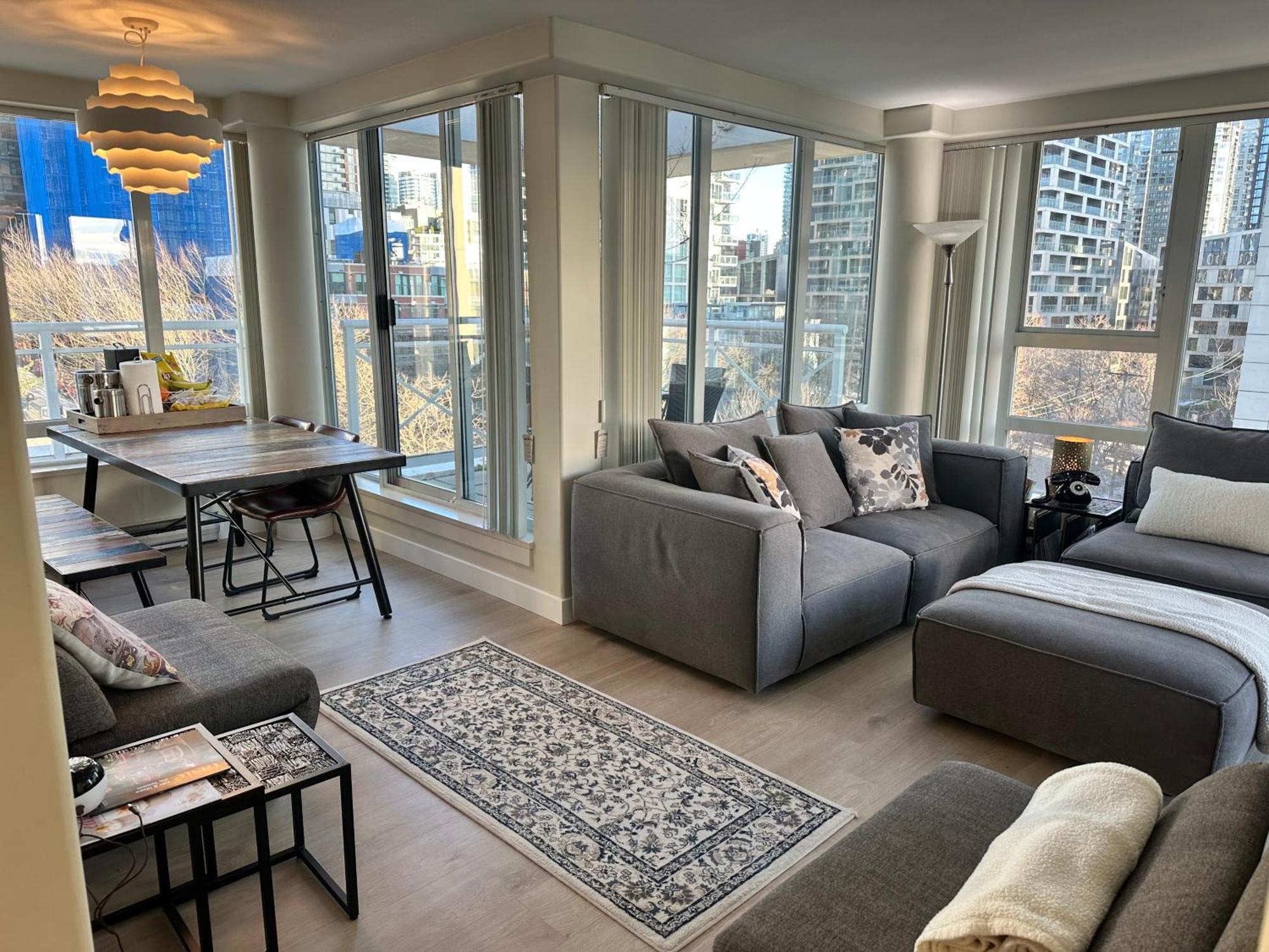 Penthouses Of Beach Ave Vancouver Dış mekan fotoğraf